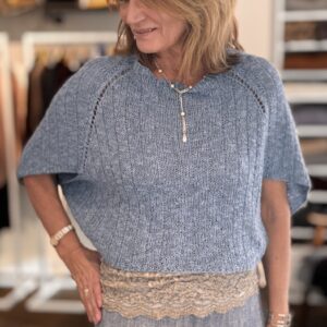 ALMA Topp - Lin Bomull - Stickpaket