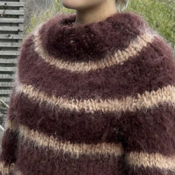 MIMMI tröja i mohair & ull - stickpaket - Bild 2