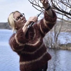 MIMMI tröja i mohair & ull - stickpaket