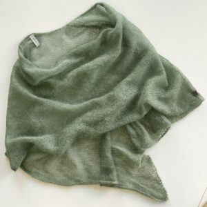 TUVA Poncho- Mohairsilke - Stickpaket