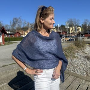 TUVA Poncho- Mohairsilke - Stickpaket