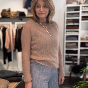 BITTEN Tröja - Mohairsilke - Stickpaket