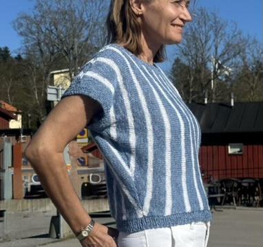MONICA Topp - Lin Bomull - Stickpaket - Bild 2
