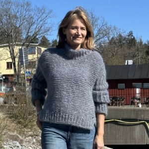 DIXIE Tröja - Bouclé Mohairsilke - Stickpaket