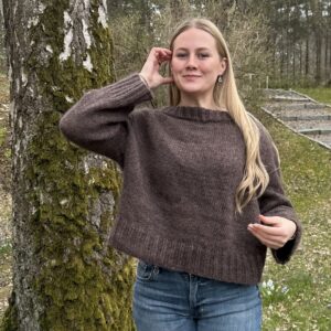 LINDE Tröja - Gotlandsull - Stickpaket